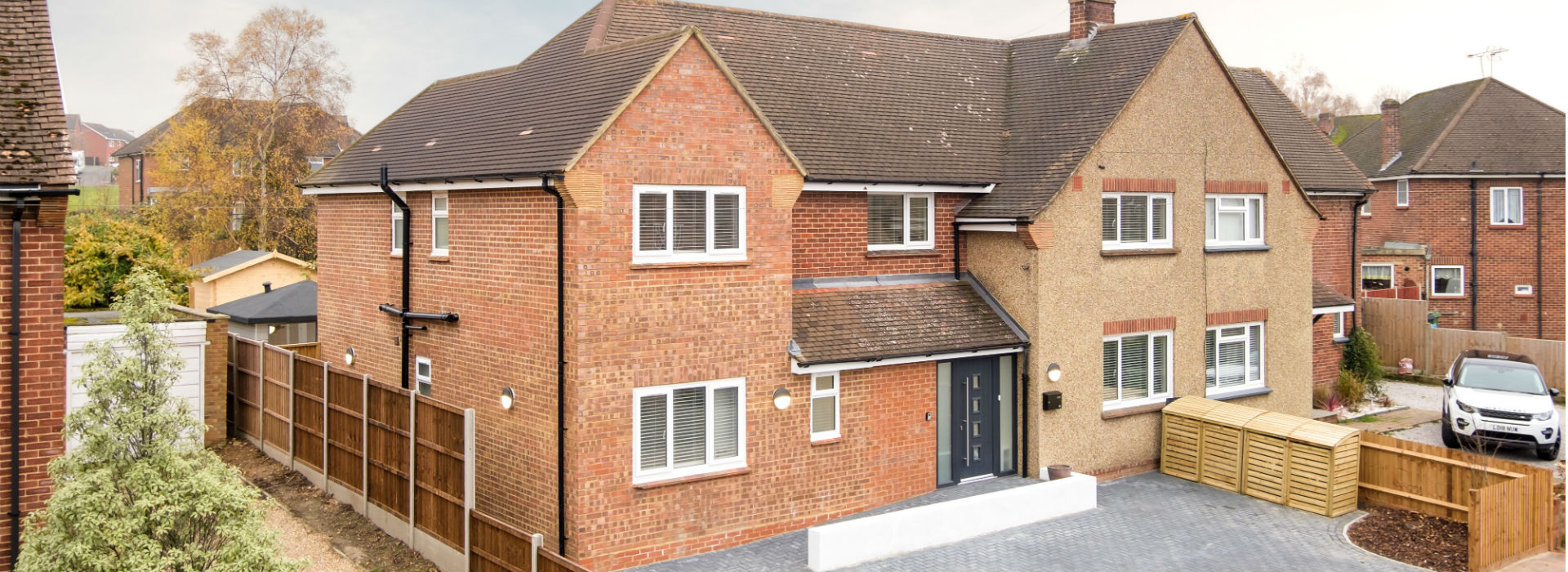 Worsley Road in Frimley. A specialist care project by Martello Building Consultancy - exterior view