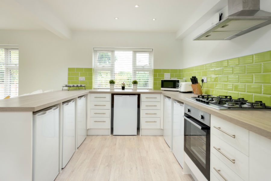 Horley Row in Surrey. A specialist care project by Martello Building Consultancy - kitchen view