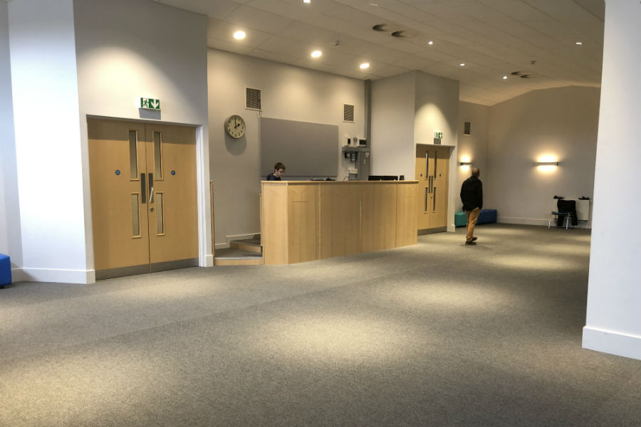 Riverside Vineyard Church - A community project by Martello Building Consultancy - internal main area